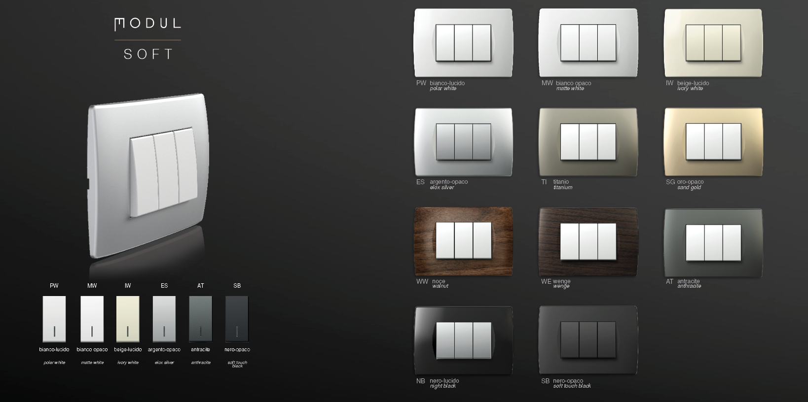 Interruttori con luce e touch per illuminare tutta la casa